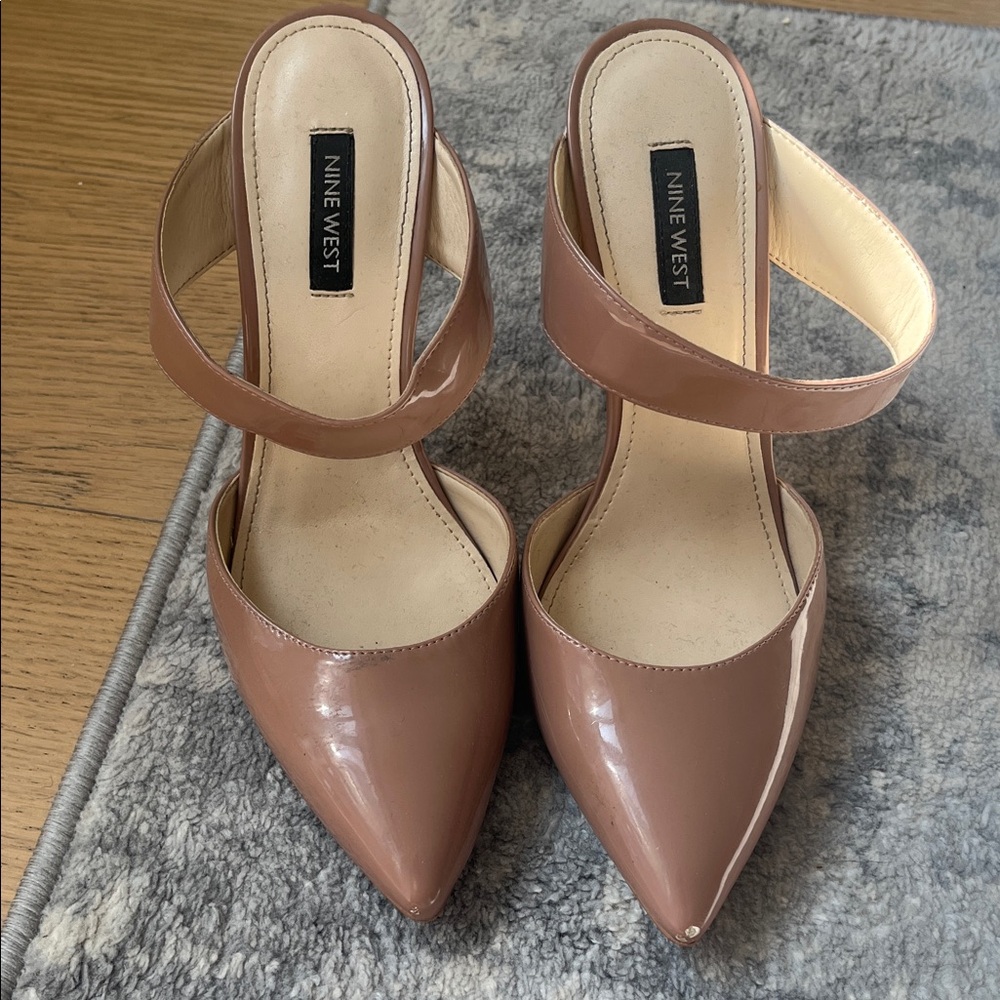 Nine West Women's Brown Strappy Heels